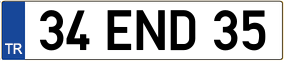 Truck License Plate
